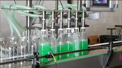 Automatic filling machine.