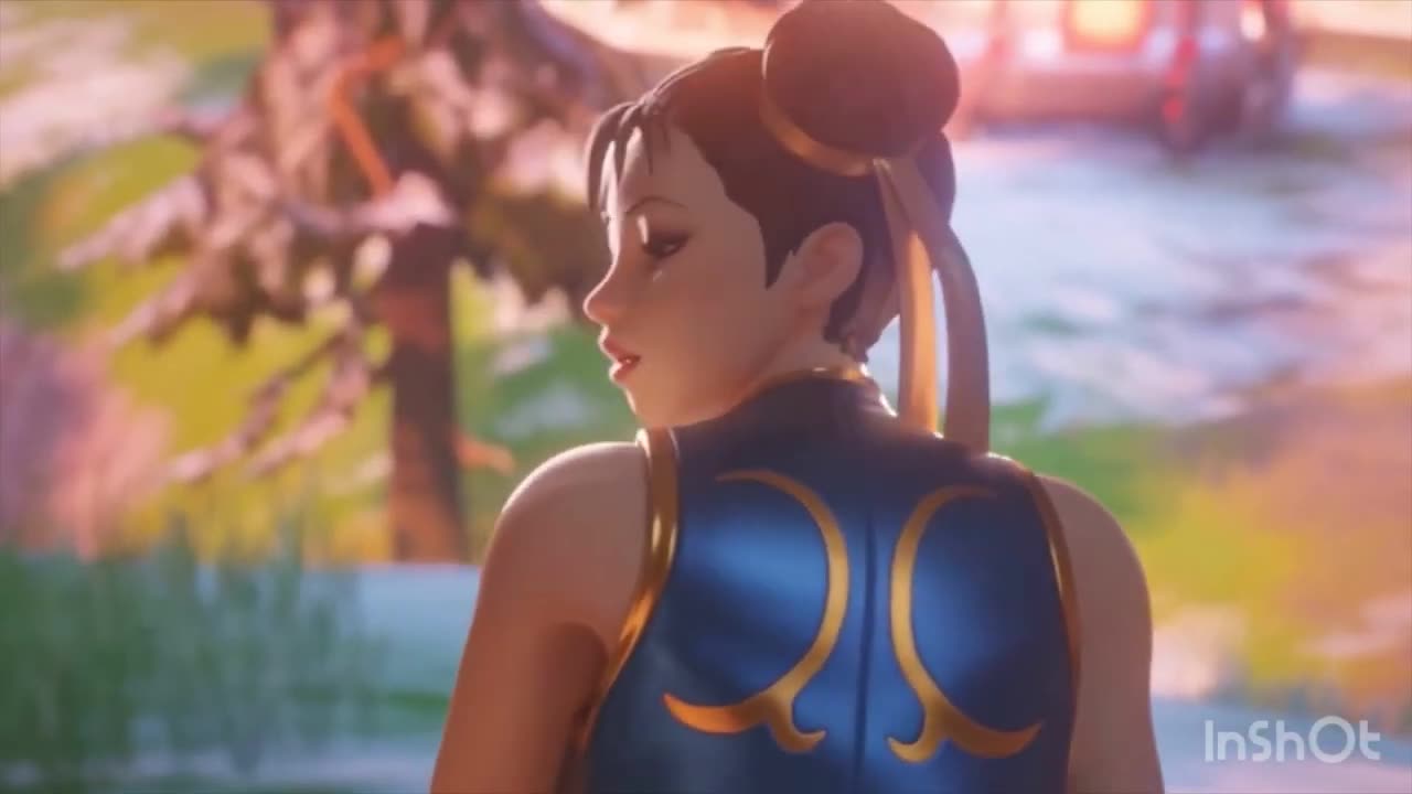 Chun Li enjoying the lakeside view