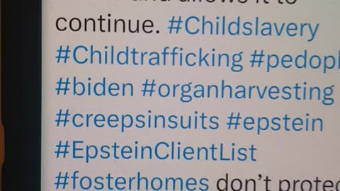 Bidens admin admits child trafficking