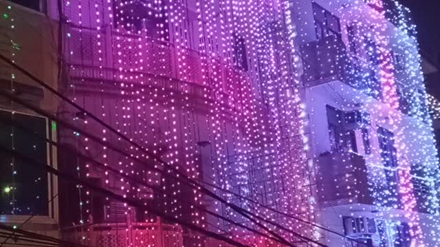 combination of light and colour makes our life happy