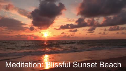 Meditation: Blissful Sunset Beach