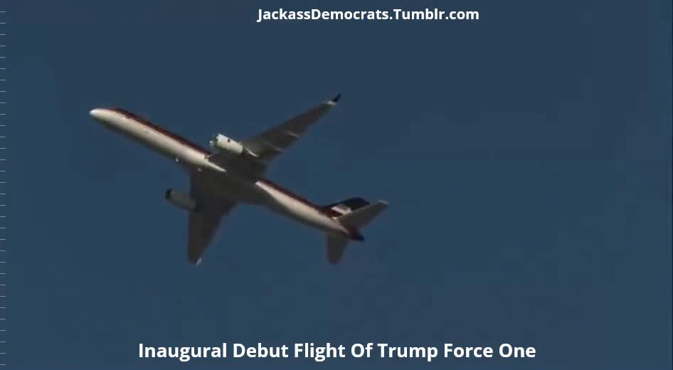 Inaugural Debut Flight Of Trump Force One