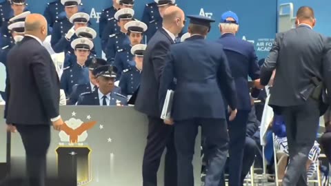 Biden Being hit by Trump's Golf Ball