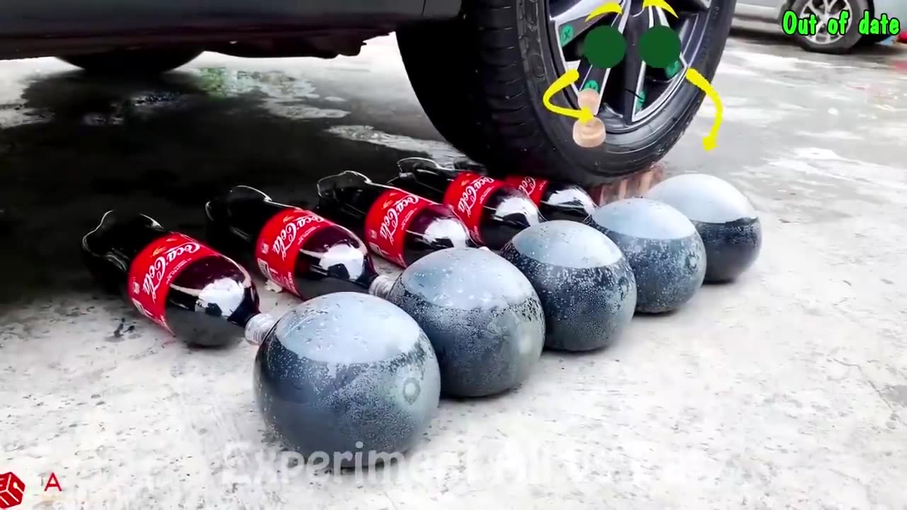 Crushing Crunchy & Soft Things by Car | Experiment Car vs Nails