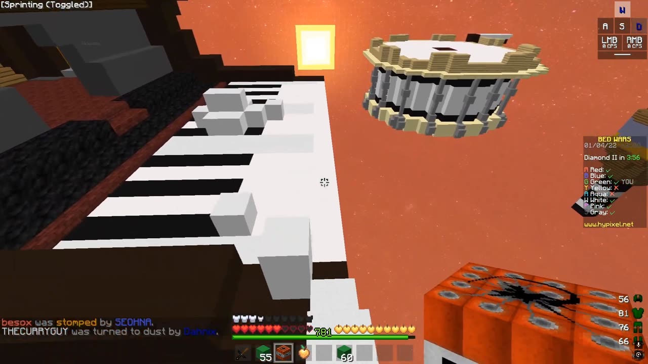Keyboard Mouse Sounds ASMR Bedwars Solo 3 (Pheanx Ep.107)