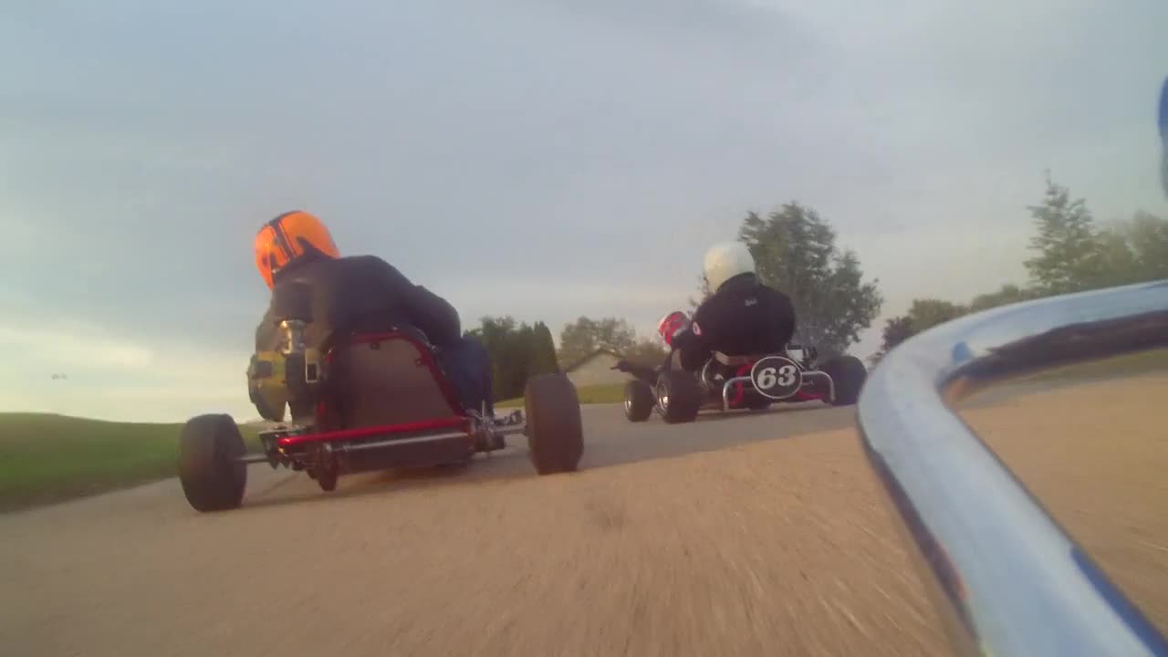 2021 - 61 Kartway Fall Challenge Vintage Kart Race #3 Onboard