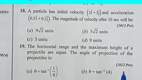 Physics PYQ practice for NEET 2024