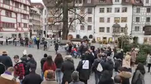 LIVE: Demonstration der Gastrobranche in St. Gallen am 22.12.2020