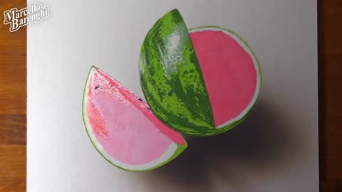 Draw The Color Of Watermelon Fruit
