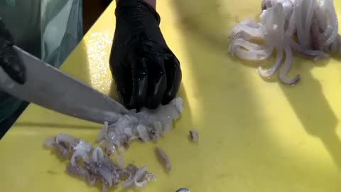 What the black thing they cut off at the start