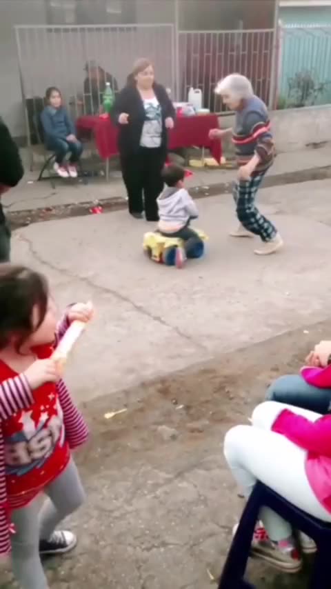 What a Nice Kickboxing | Grandmother kick baby 👶🤣