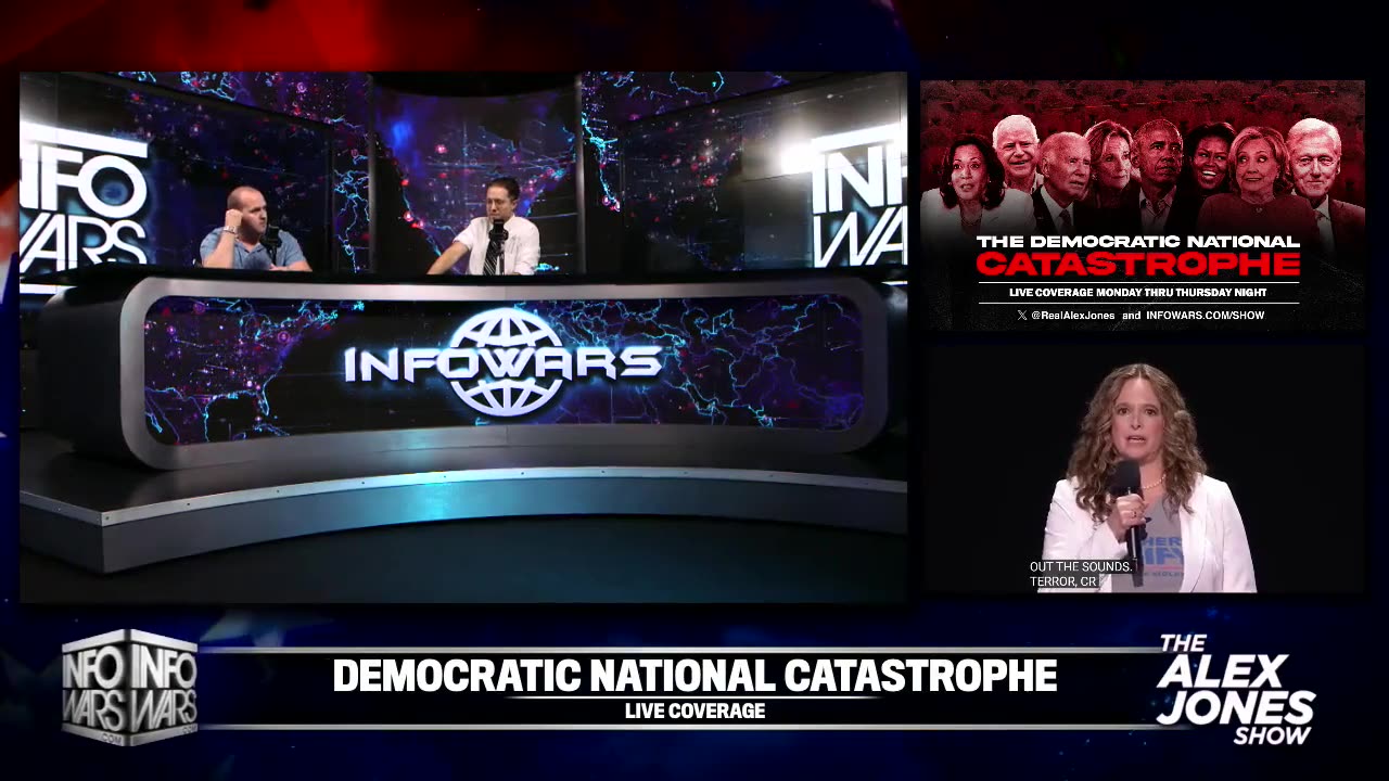 Exclusive DNC Coverage Featuring Alex Jones!