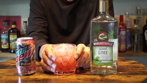 Margaritaville Island Lime Tequila & Mtn Dew Baja Point Break Punch