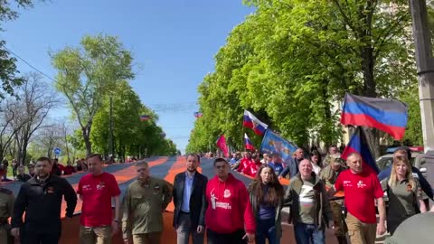 Mariupol Victory Day Celebration