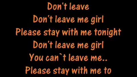 Blackstreet Don't Leave Me