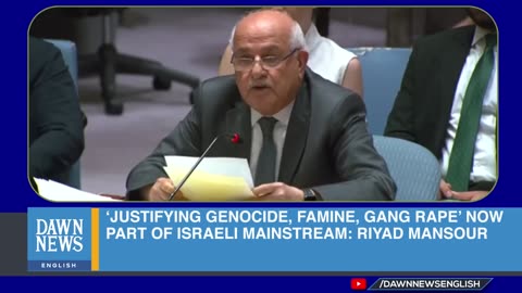 Justifying Genocide, Famine, Gang Rape Now Part Of Israeli Mainstream: Palestinian Envoy To UN