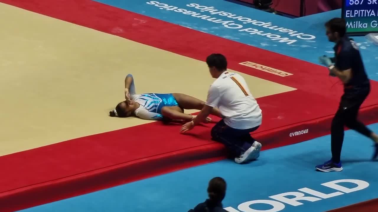 Milka Gehani - SRI Lanka - Floor - TW : Injury - Qualifications - 2022 World Championships