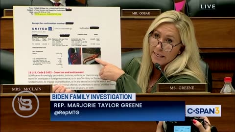 MTG Puts GRAPHIC Photos of Hunter Biden on Display at Televised Hearing
