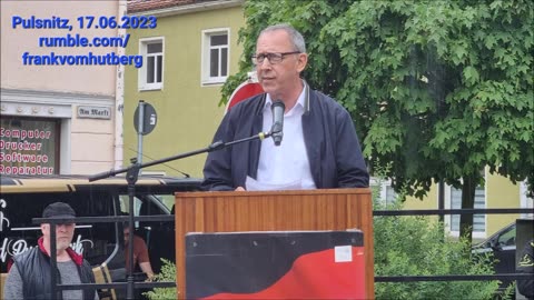 JÖRG URBAN, LV AfD Sachsen - PULSNITZ, Markt, 17 06 2023 - 70. Gedenktag DDR Volksaufstand