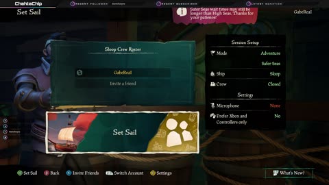 Set Sail for Sea of Thieves! Let's Play W/banchester (Indigenous Variety Gaming)