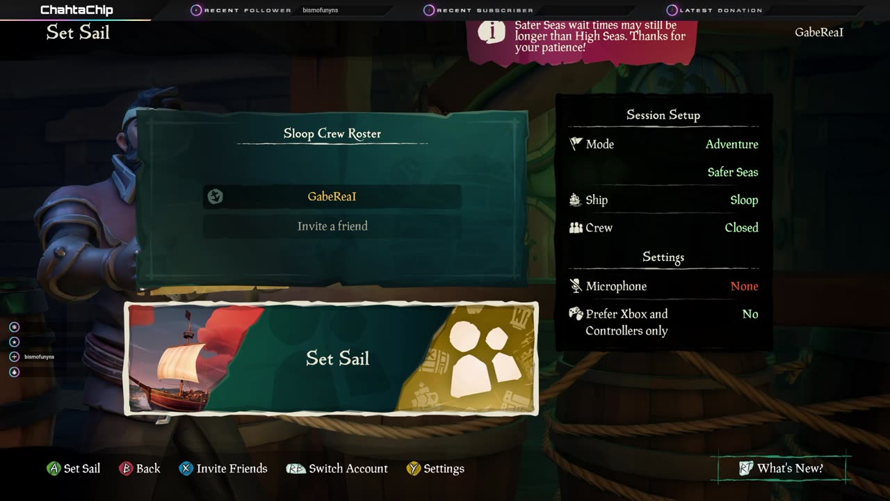 Set Sail for Sea of Thieves! Let's Play W/banchester (Indigenous Variety Gaming)