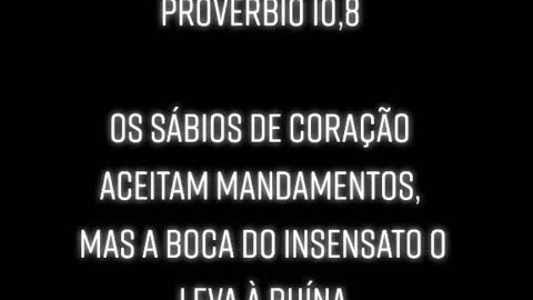 Provérbios 10,8