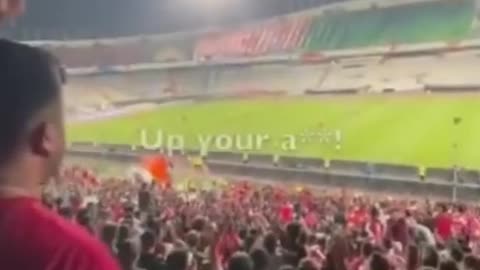 IRAN 🇮🇷 on Sunday at a soccer game at Aryamehr (Azadi) Stadium in Tehran