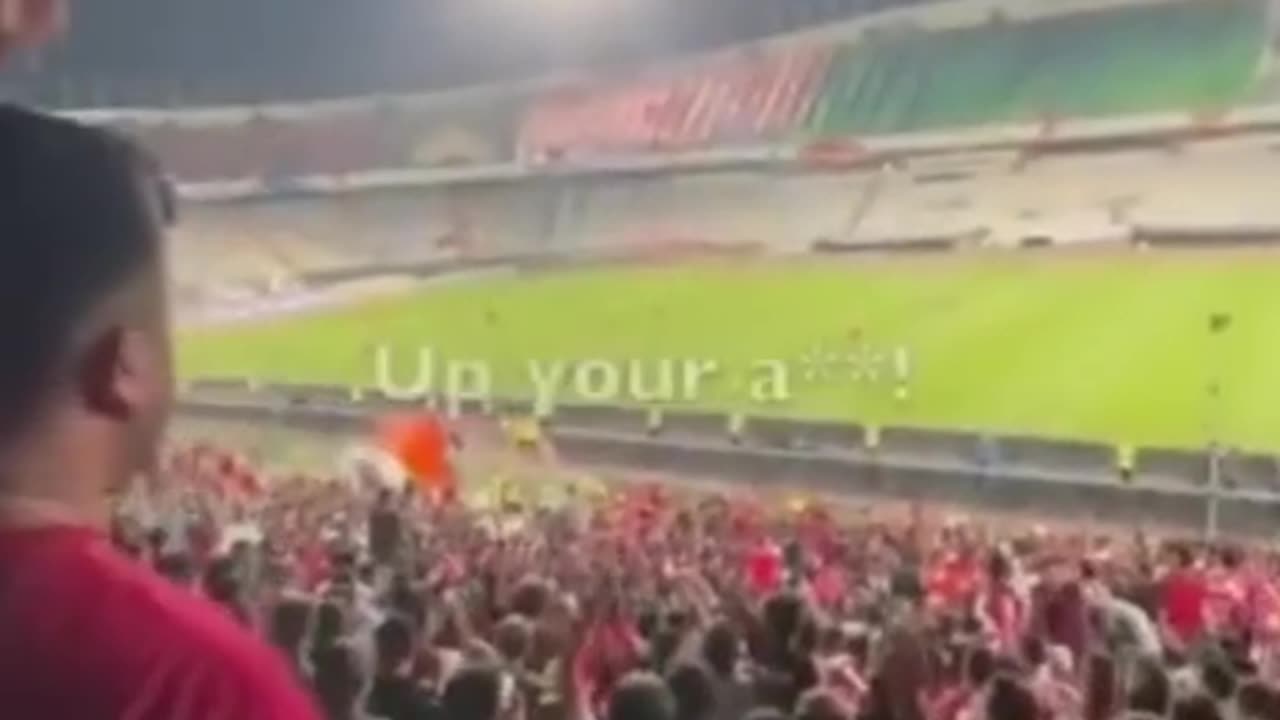 IRAN 🇮🇷 on Sunday at a soccer game at Aryamehr (Azadi) Stadium in Tehran