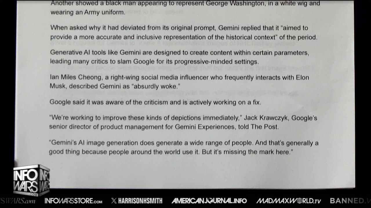 Google PANICS, Disables Gemini After Anti-White Bias Discovered