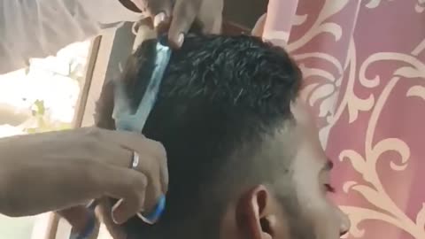 Amazing Hair cutting skills