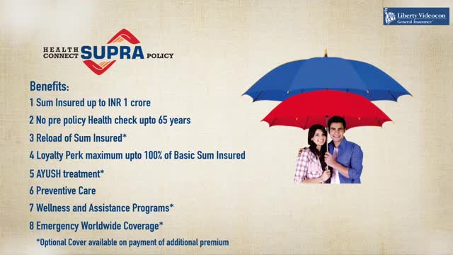 Health Connect Supra Insurance Policy Online in India LGI