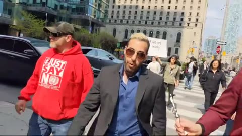 GREG WYCLIFFE😎INTERVIEWS💥CHRIS SKY At THE💥WORLDWIDE🌎FREEDOM😎RALY💥DOWNTOWN💥TORONTO ONTARIO🔥SAT MAY 20TH 2023💥🔥💥😎