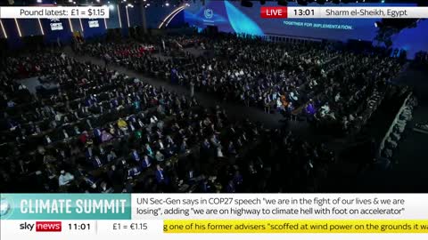 'We are on a highway to climate hell,' says UN Secretary General