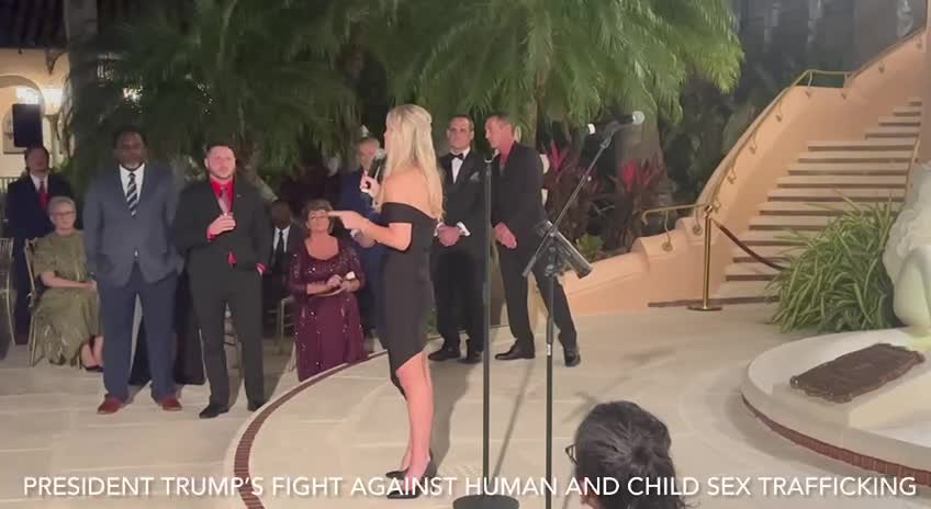 Liz Crokin speech on : Pizzagate at Mar-a-Lago.
