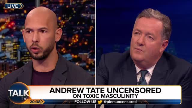 Andrew Tate Joins Piers Morgan In The Studio | 20-Dec-22