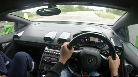 LAMBORGHINI Huracan - TOO LOUD! POV Drive