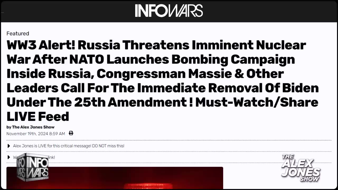 ALEX JONES FULL SHOW 11/19/24