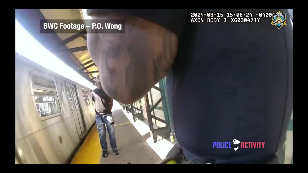 New York police shoot man on subway train. In the process they shoot two civilians & an officer