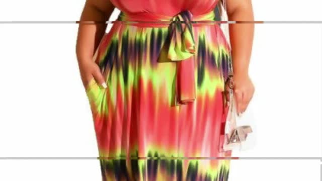 Tie Dye Dress Plus Size