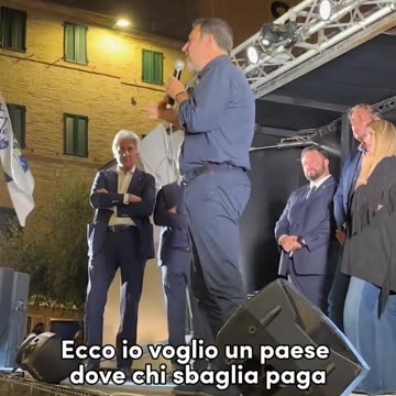 🔴 Matteo Salvini “Voglio un Paese dove chi sbaglia, paga!”
