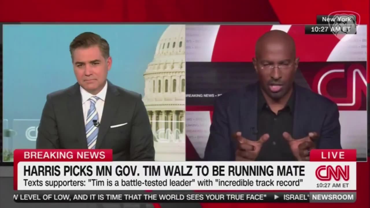 VAN JONES ADMITS DEMS WERE AFRAID TO PICK A JEW