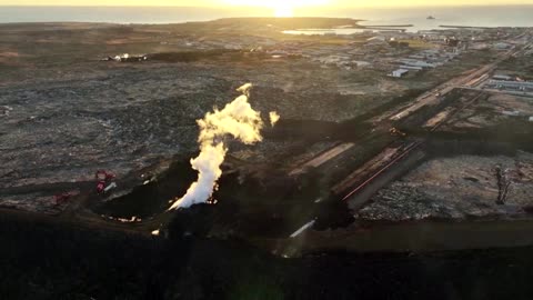 Iceland lava flows slow after another eruption