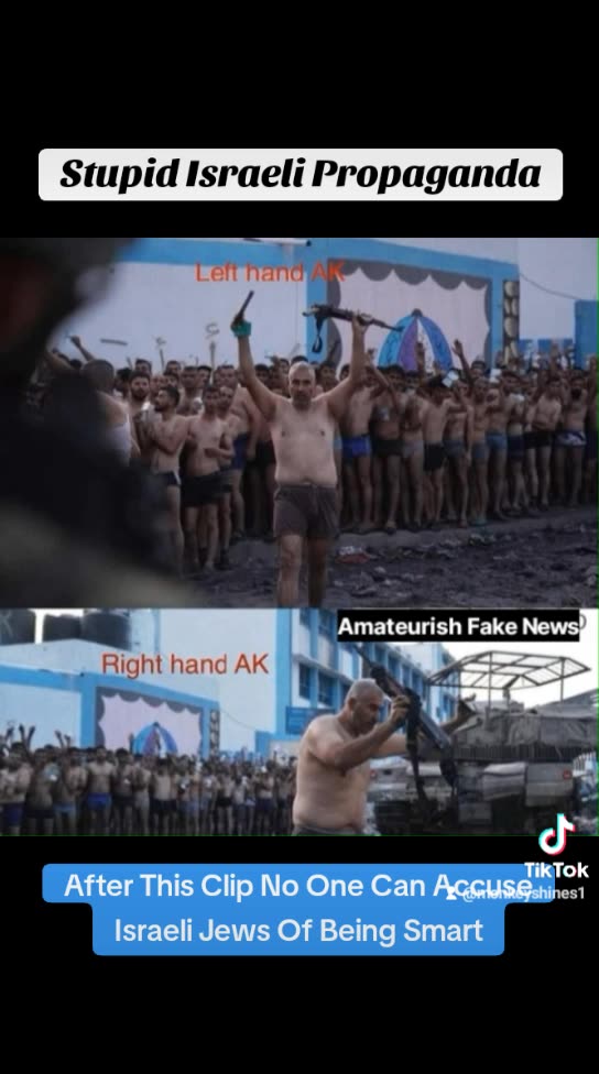 Stupid Israeli Jewish Propaganda Is Proof Of Crimes Against Humanity