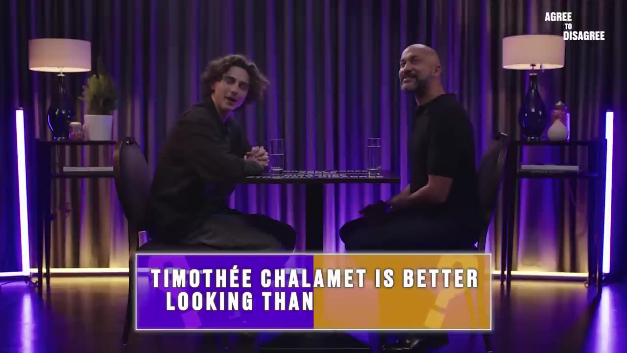 Timothée Chalamet & Keegan-Michael Key Argue Over The Internet's Biggest Debates | Agree to Disagree