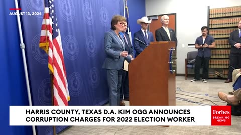 BREAKING NEWS_ Texas D.A. Announces Felony Charges Against 2022 Election Worker