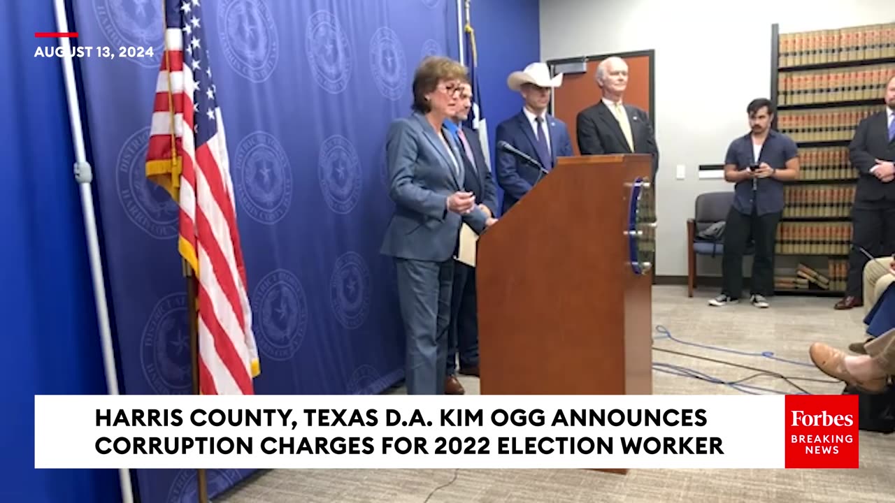 BREAKING NEWS_ Texas D.A. Announces Felony Charges Against 2022 Election Worker