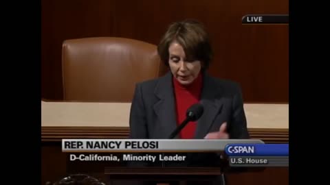 Pelosi on objection to Ohio electoral votes after the 2004 election