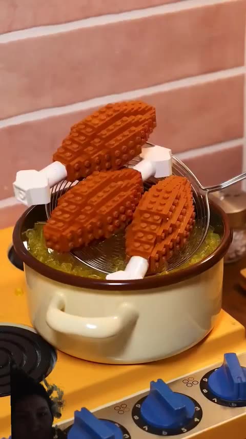 LEGO fried Chickenand LEGO fried Chickenand Friesd