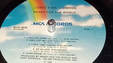 Ready for the world-Let me love you down.(Vinyl)