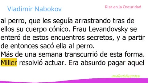 Vladimir Nabokov - Risa en la Oscuridad 1/2